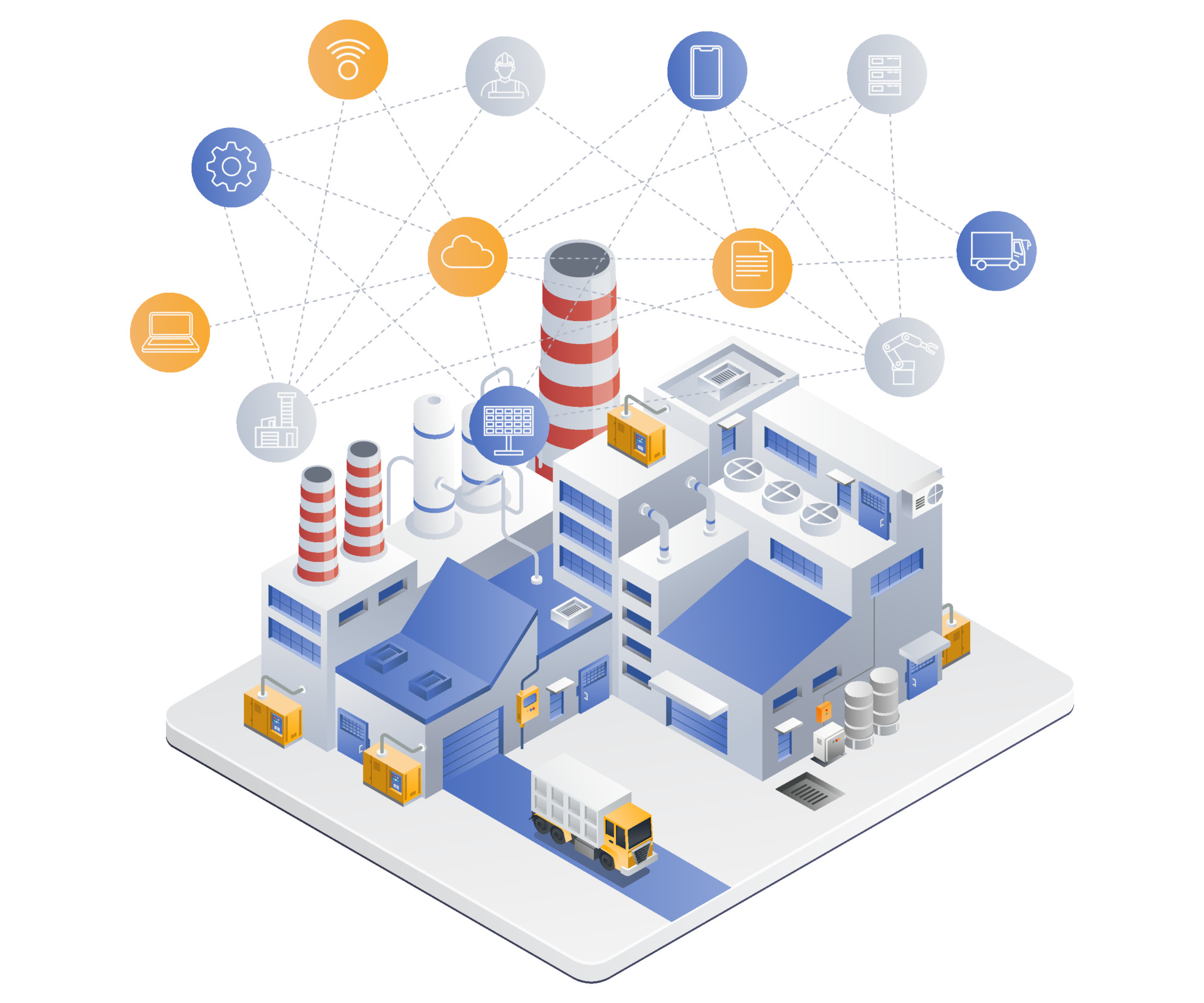 Smart factory industry with artifacial intelegent Vecteezy Smart Factory Industry With Artifacial Intelegent