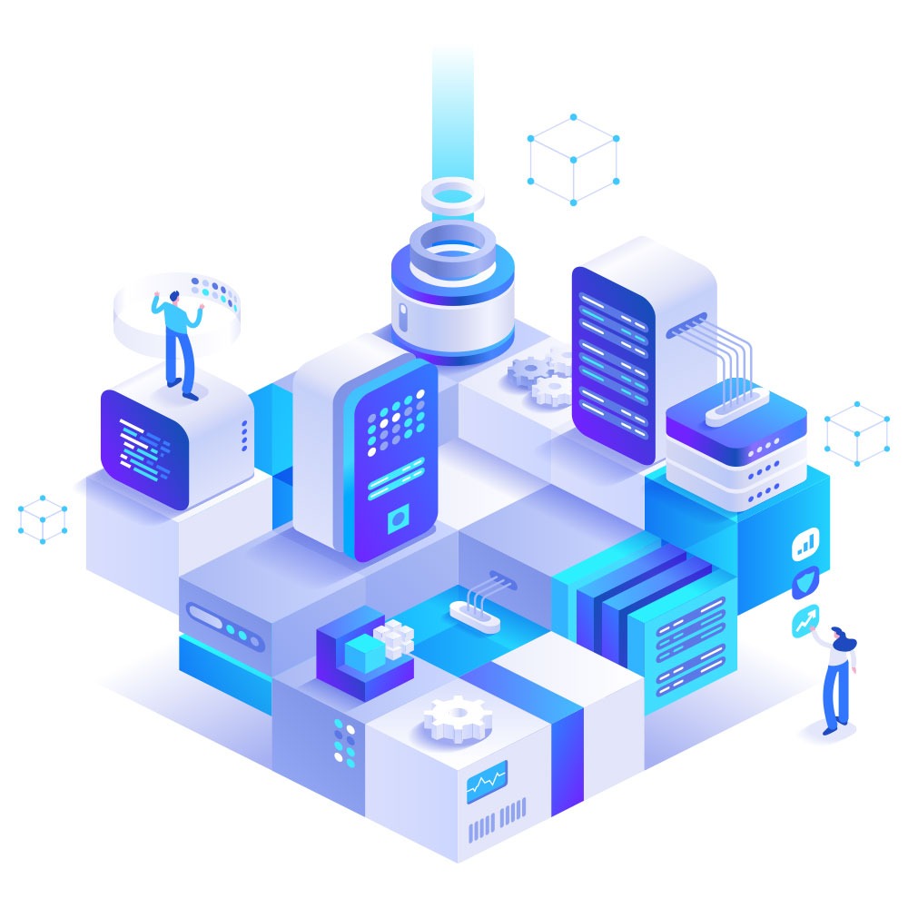 illustration digitalisation iiot dans l'industrie